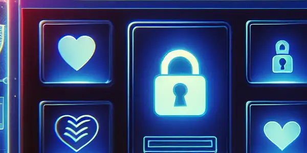 A modern online platform showcasing a secure adult entertainment marketplace with vibrant visuals and a sense of safety.